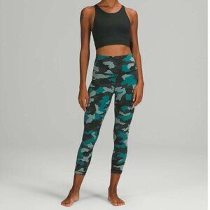 Lululemon Align High-Rise Crop 23" Heritage 365 Camo Tidewater Teal Multi 6